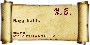 Nagy Bella névjegykártya